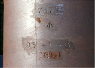 Serial Number, Weight of Barrel and Year of Manufacture