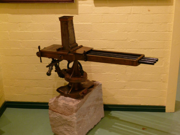 3 Barrel Nordenfelt Machine Gun