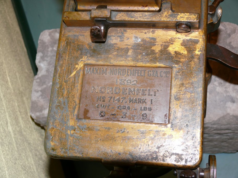 3 Barrel Nordenfelt Machine Gun